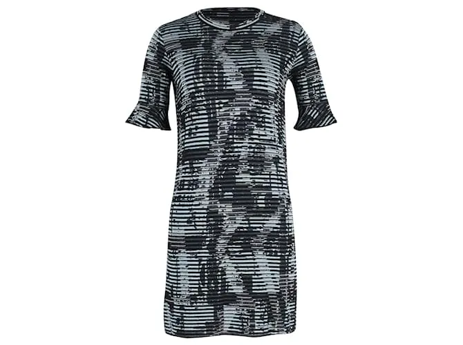 VESTIDO CAMBIO A RAYAS M Missoni en Viscosa Azul 