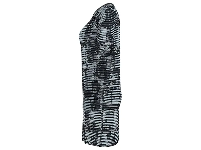 VESTIDO CAMBIO A RAYAS M Missoni en Viscosa Azul 