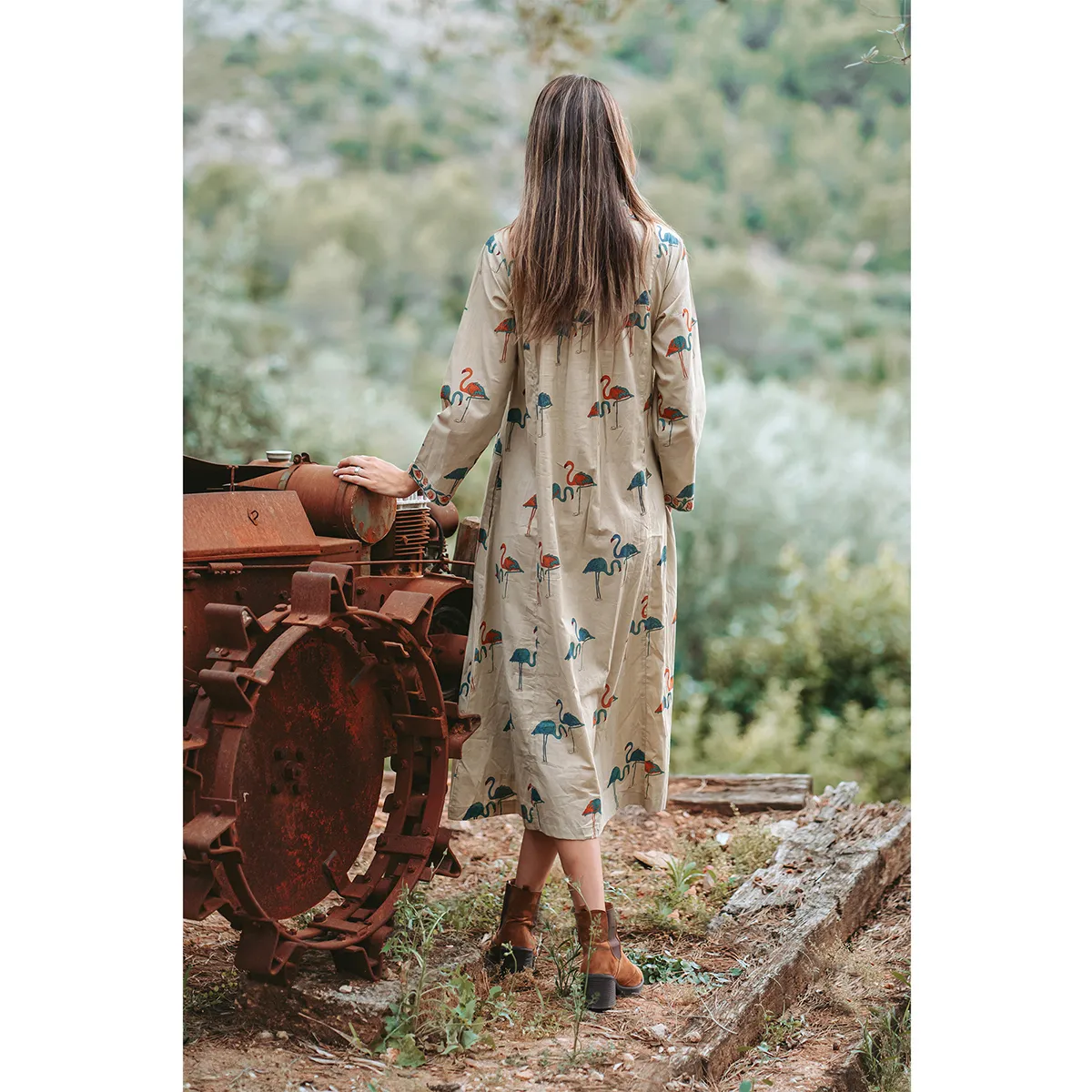 Vestido Largo Midi