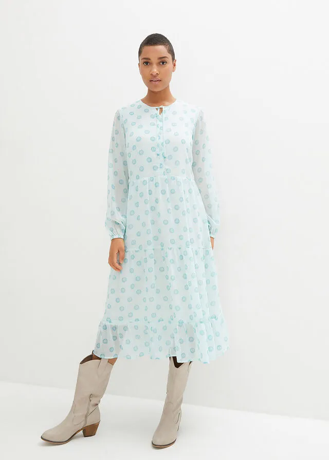 VESTIDO MENTA POLARBLANCO LANAVERDE AGUA