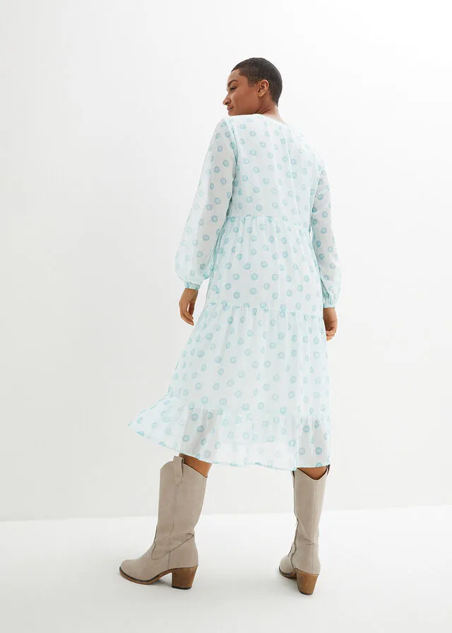 VESTIDO MENTA POLARBLANCO LANAVERDE AGUA