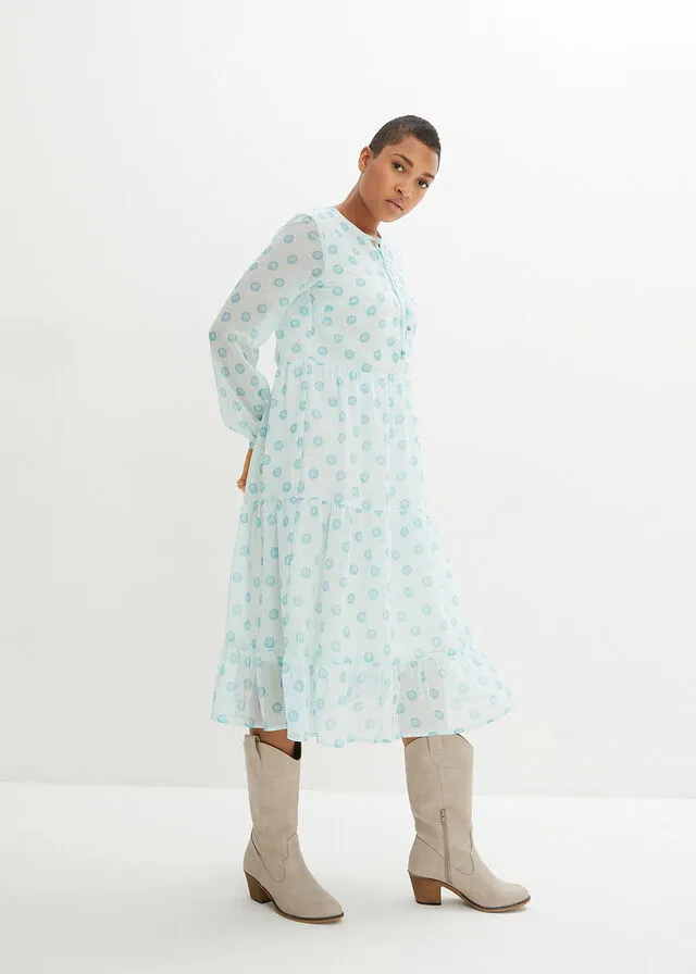 VESTIDO MENTA POLARBLANCO LANAVERDE AGUA