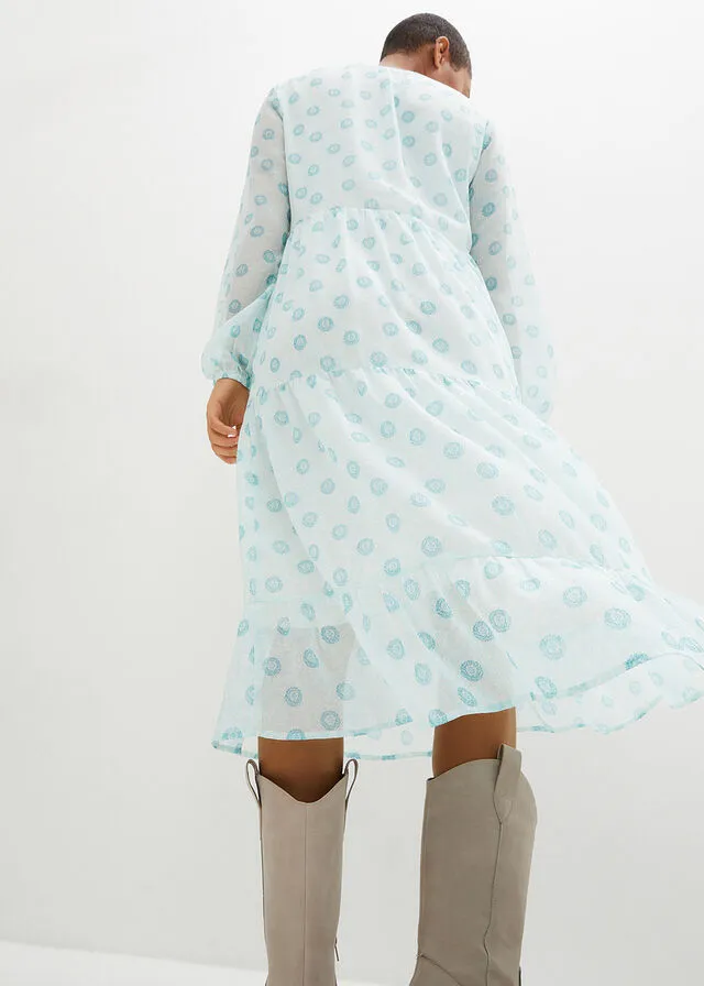 VESTIDO MENTA POLARBLANCO LANAVERDE AGUA