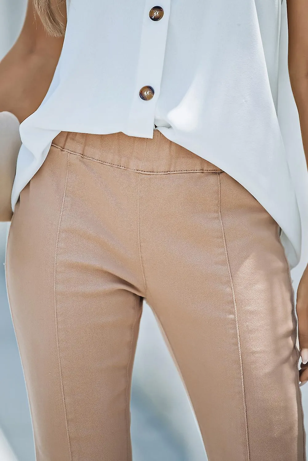 Women's High Rise Bell Bottom Denim Pants