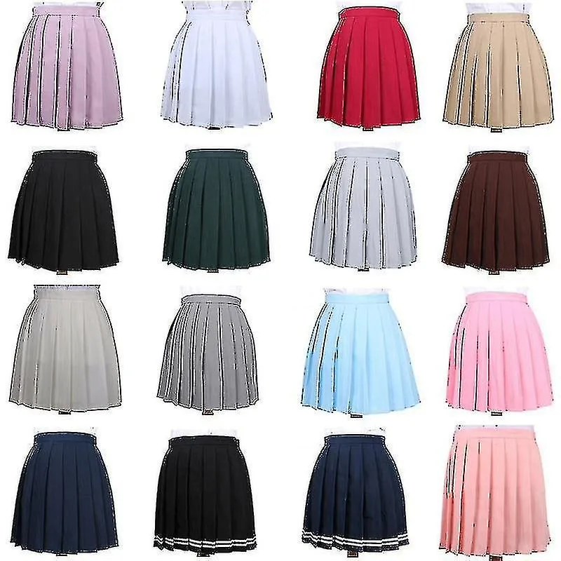 Women's Skirts, Solid High Waist Skirt
