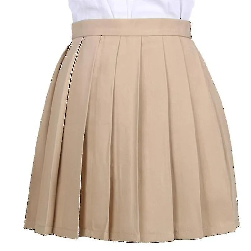 Women's Skirts, Solid High Waist Skirt