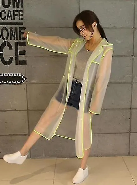 Women's Transparent Eva Plastic Raincoat