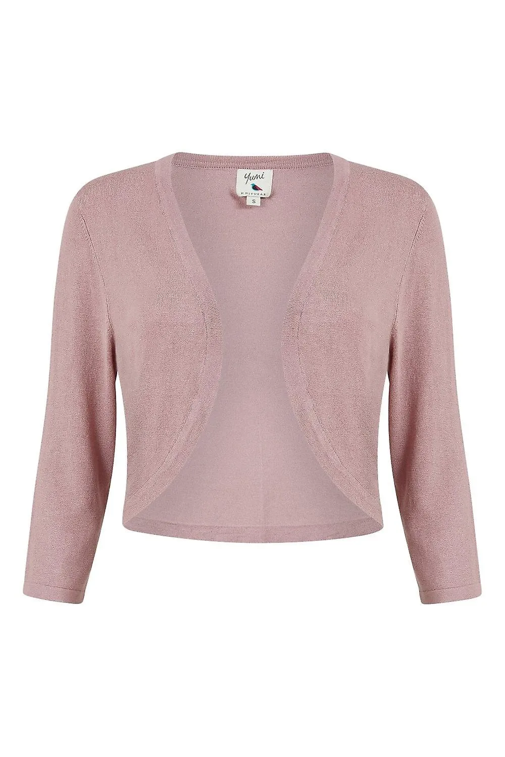 Women's Yumi Blush Knitted Curved Bolero