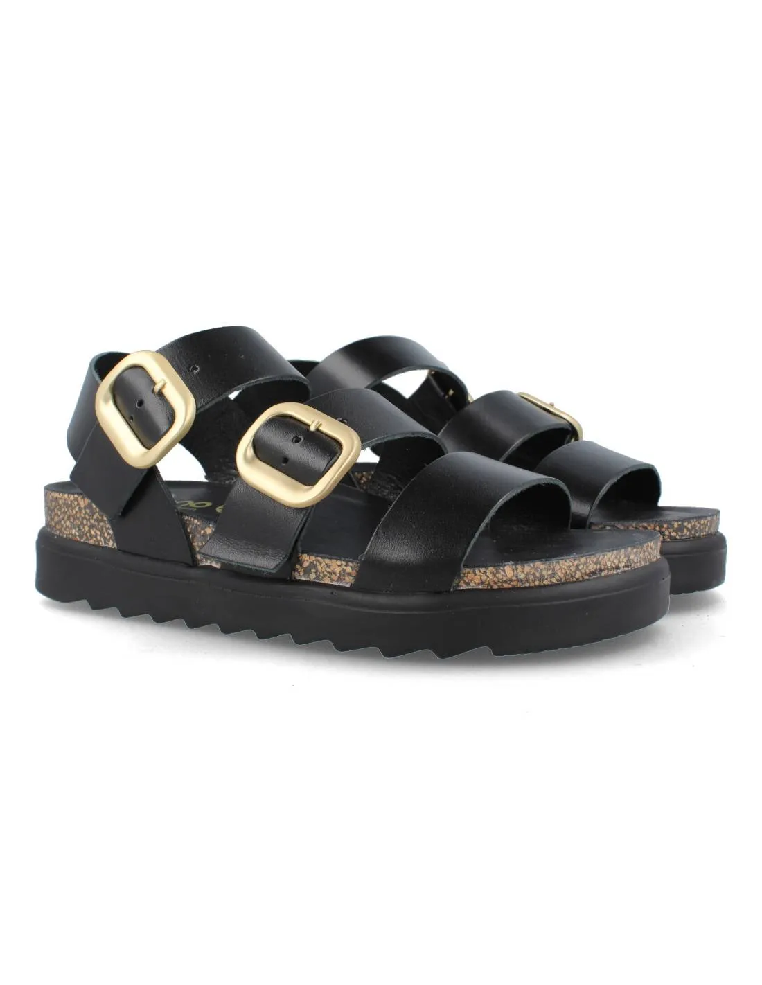 YOKONO  SANDALIA PLATAFORMA TUNEZ 127 NEGRO