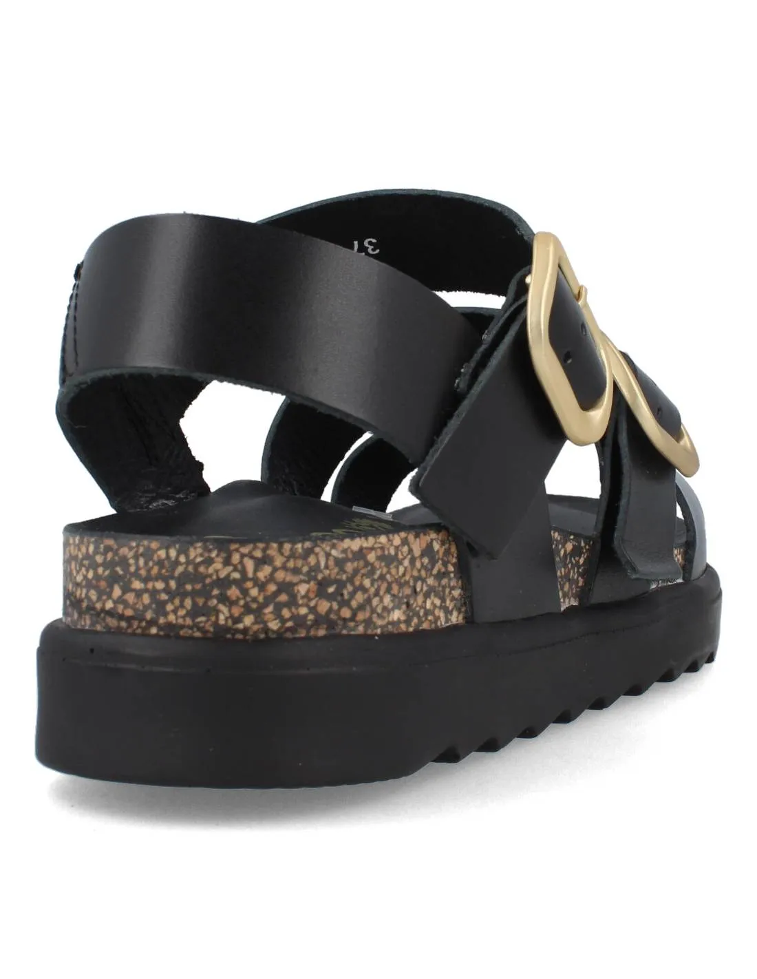 YOKONO  SANDALIA PLATAFORMA TUNEZ 127 NEGRO