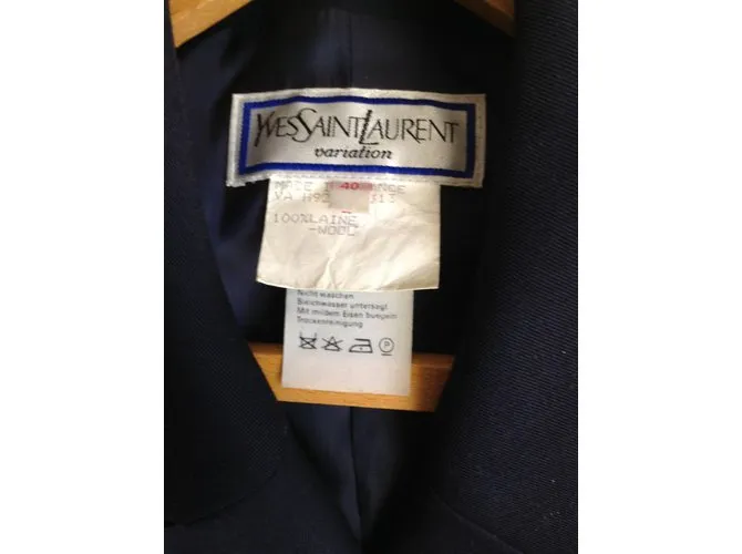 Yves Saint Laurent Chaquetas Azul marino 