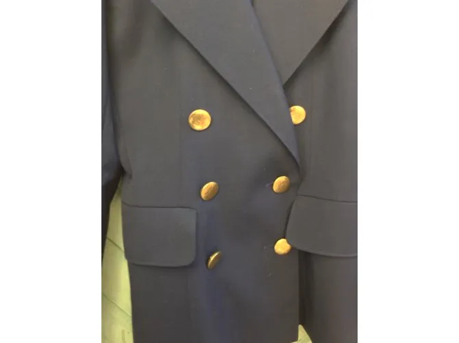 Yves Saint Laurent Chaquetas Azul marino 