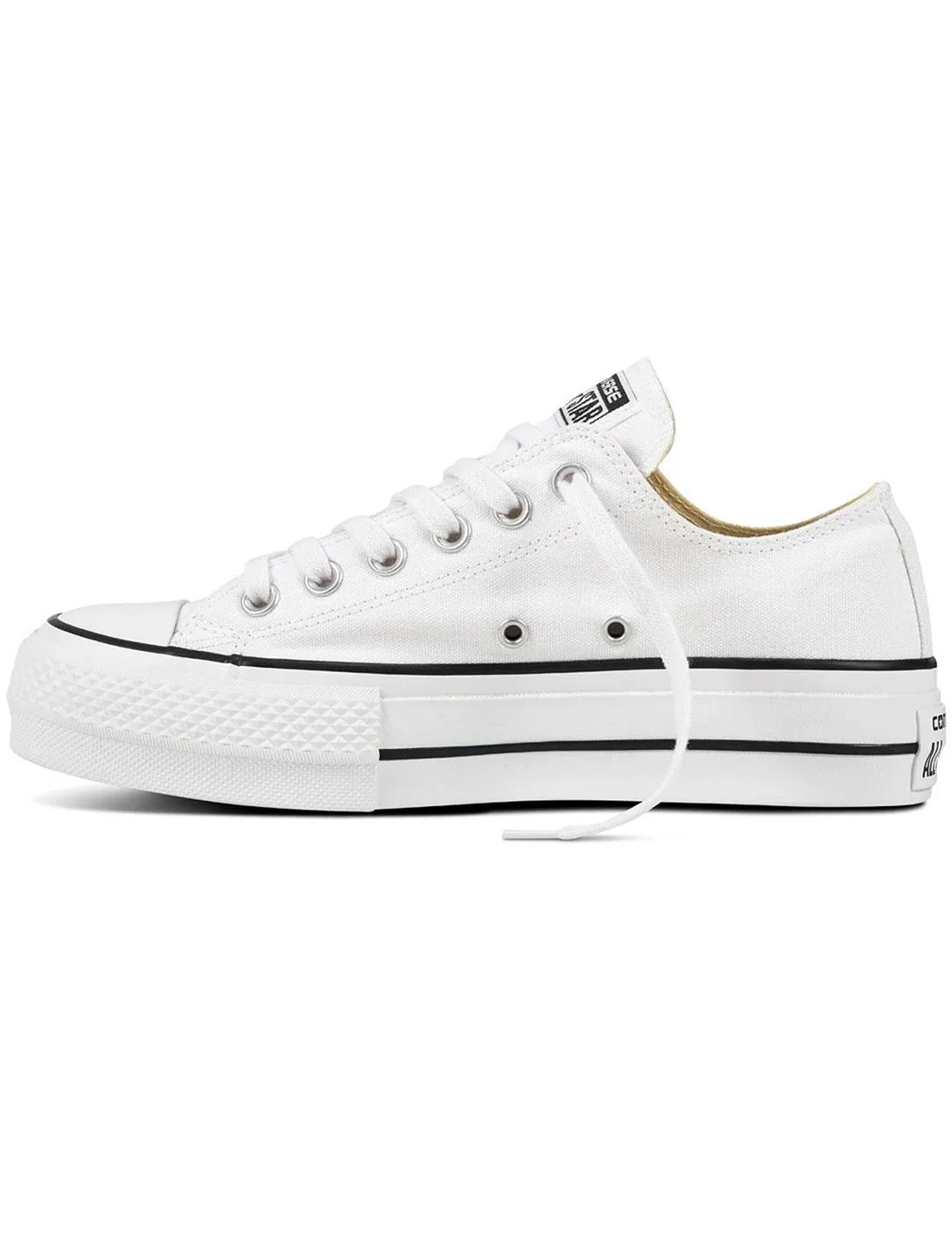 Zapatilla Converse Mujer Plataforma Blanca Baja T