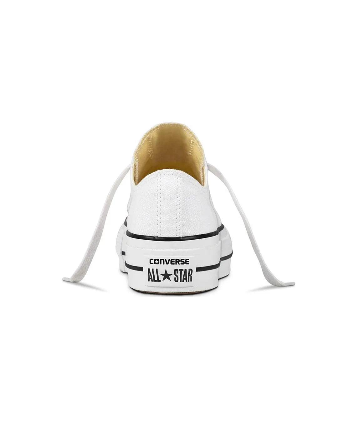 Zapatilla Converse Mujer Plataforma Blanca Baja T
