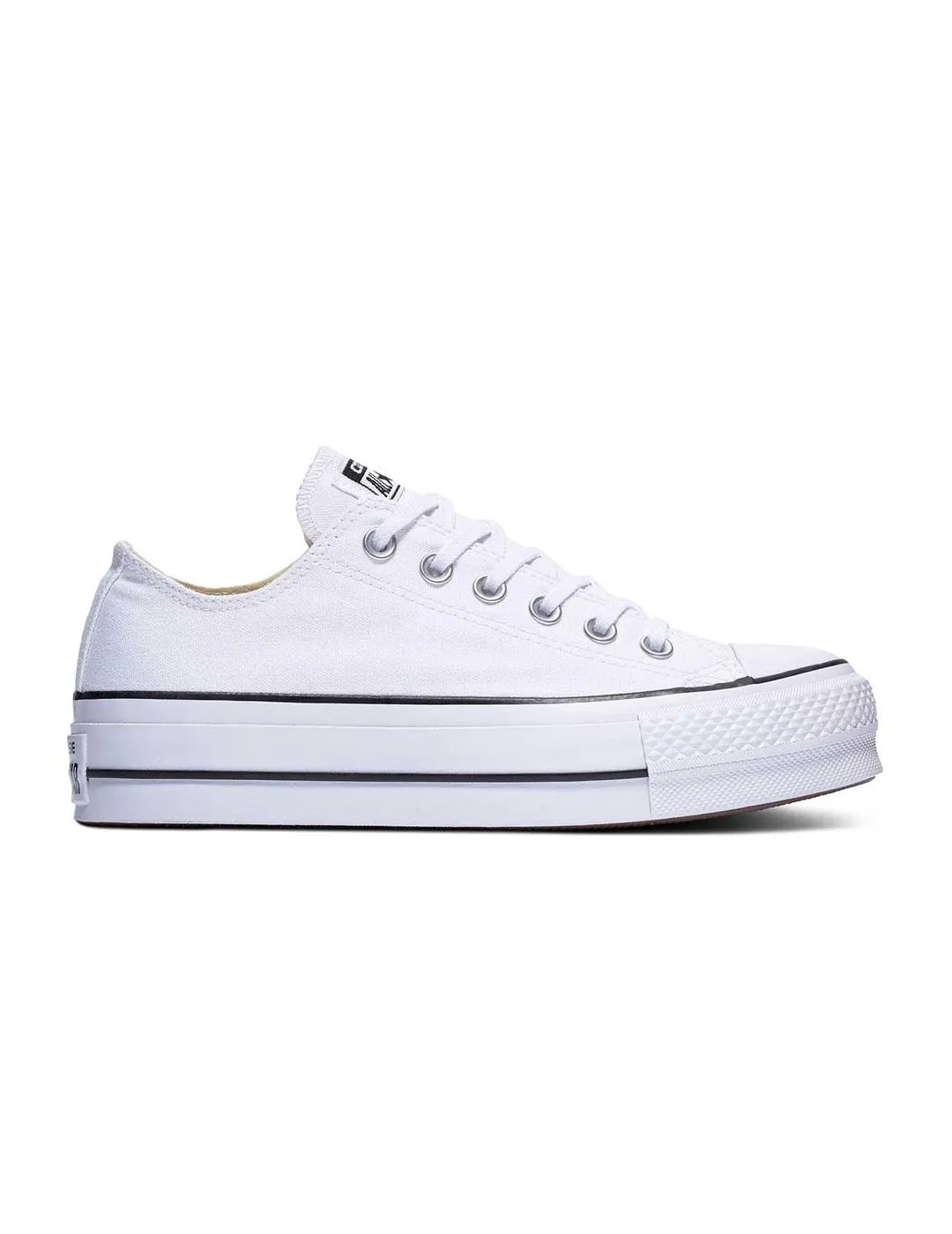 Zapatilla Converse Mujer Plataforma Blanca Baja T