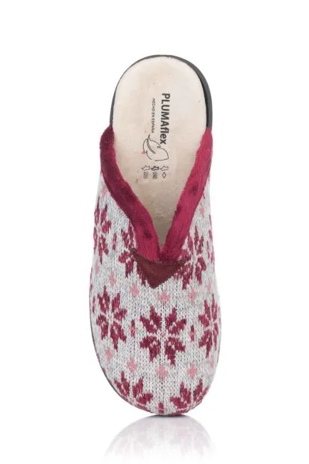 Zapatilla de casa con cuña