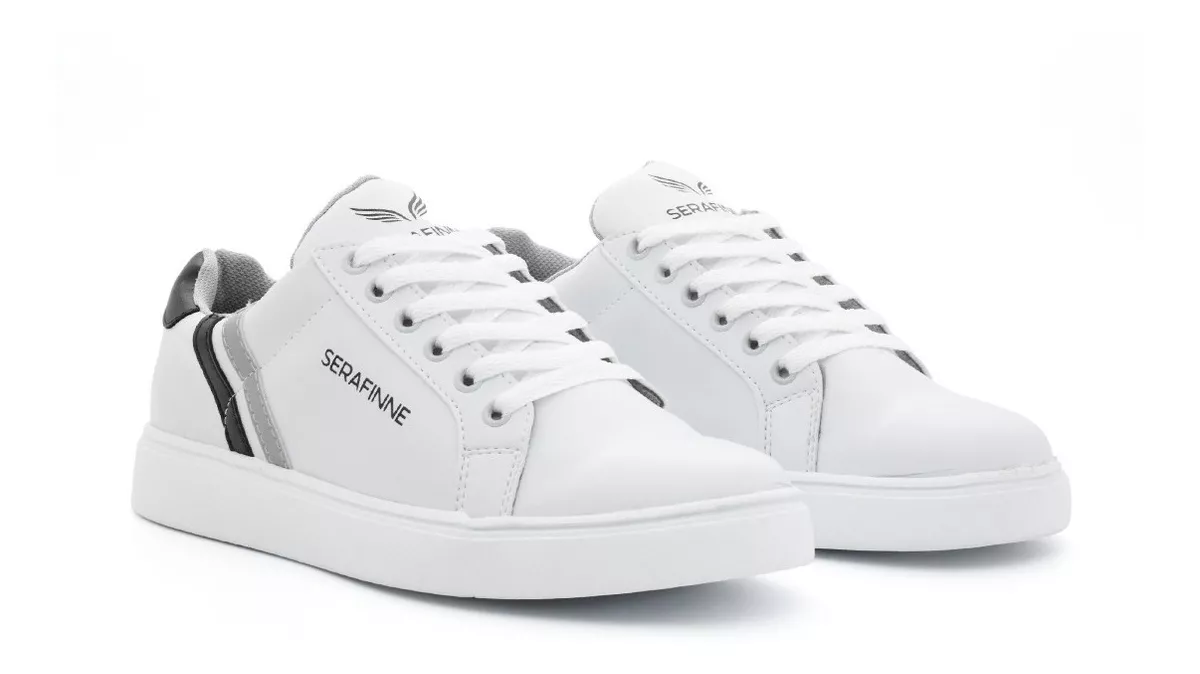 Zapatilla Urbana Hombre Ecocuero Liviana Cómoda Serafine 670