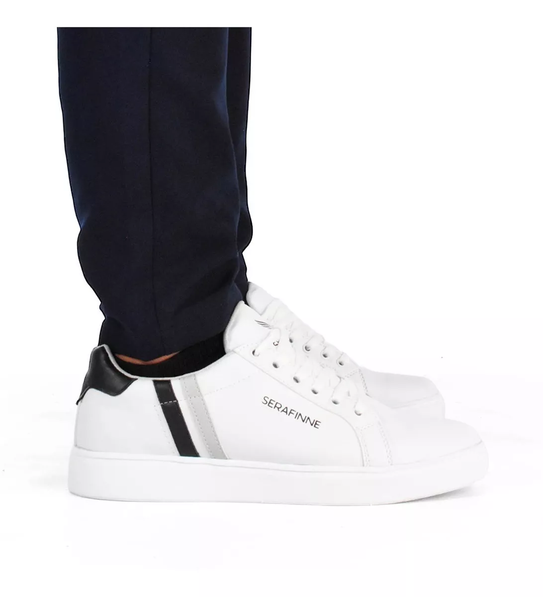 Zapatilla Urbana Hombre Ecocuero Liviana Cómoda Serafine 670