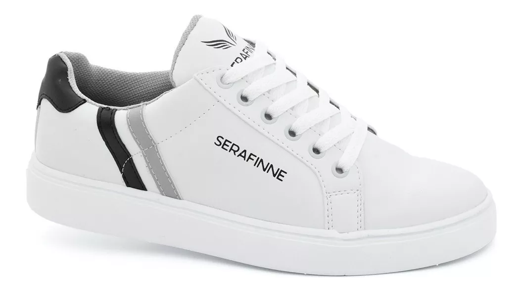 Zapatilla Urbana Hombre Ecocuero Liviana Cómoda Serafine 670