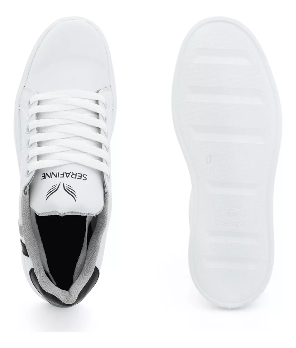 Zapatilla Urbana Hombre Ecocuero Liviana Cómoda Serafine 670