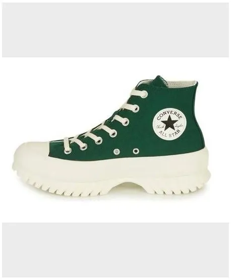 Zapatillas Botines CONVERSE Plataforma All Star Lugged Verde