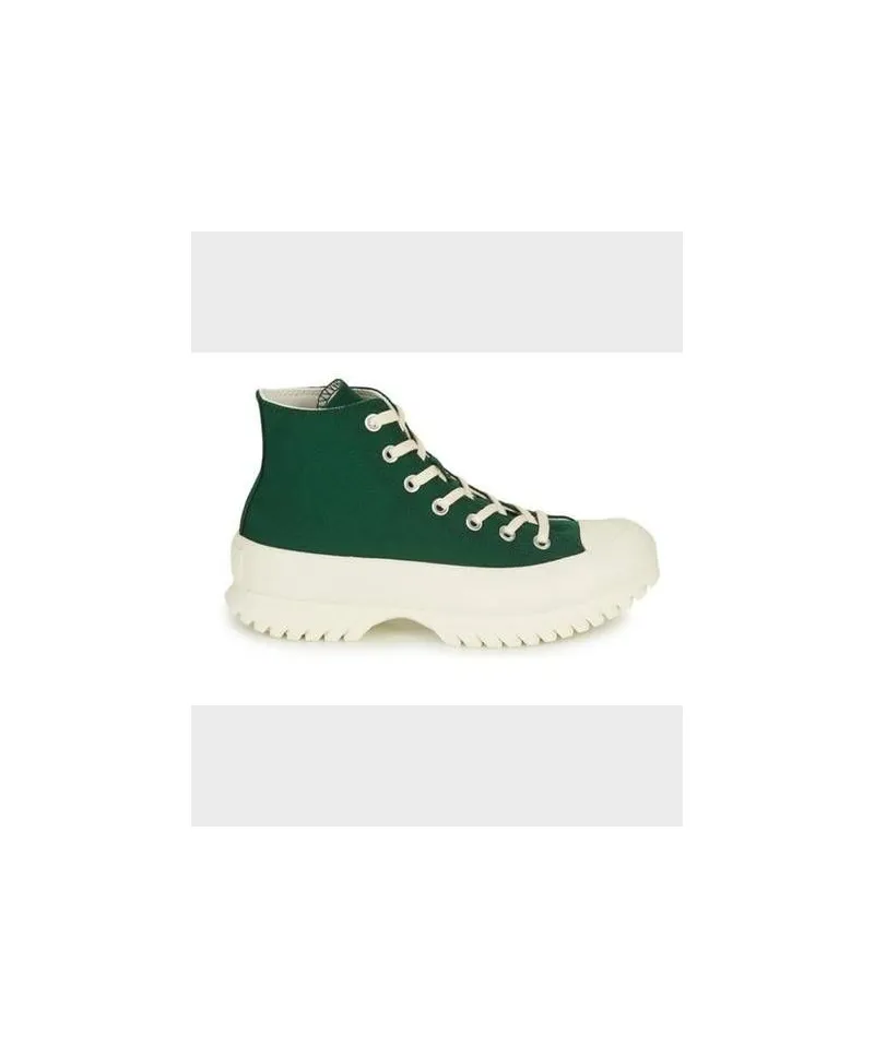 Zapatillas Botines CONVERSE Plataforma All Star Lugged Verde