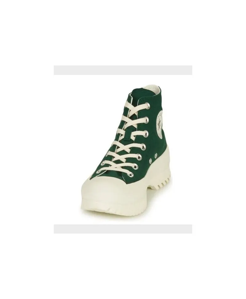 Zapatillas Botines CONVERSE Plataforma All Star Lugged Verde