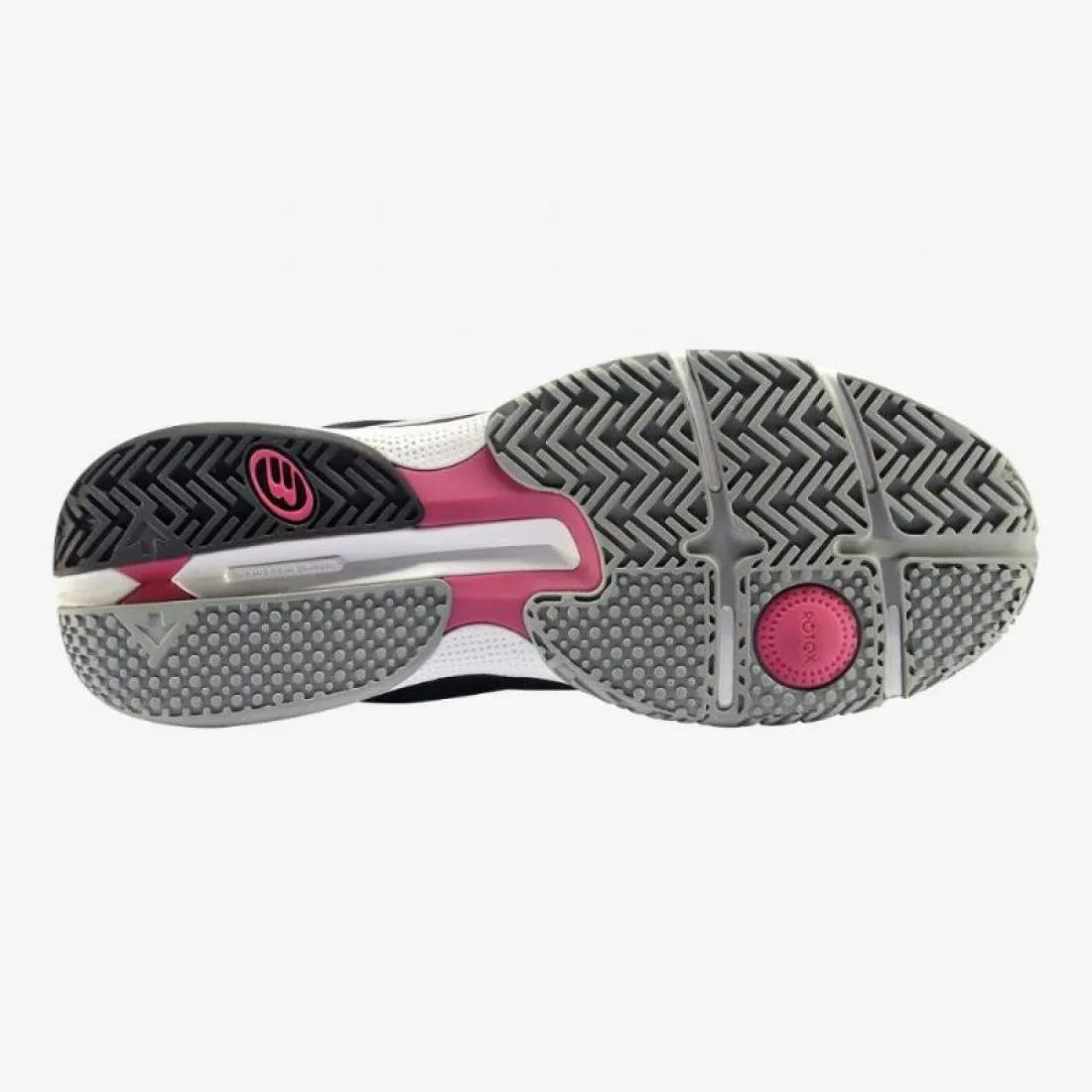 Zapatillas Bullpadel Alejandra Salazar Flow Hybrid Fly 23I Negro Fucsia Mujer | Bullpadel