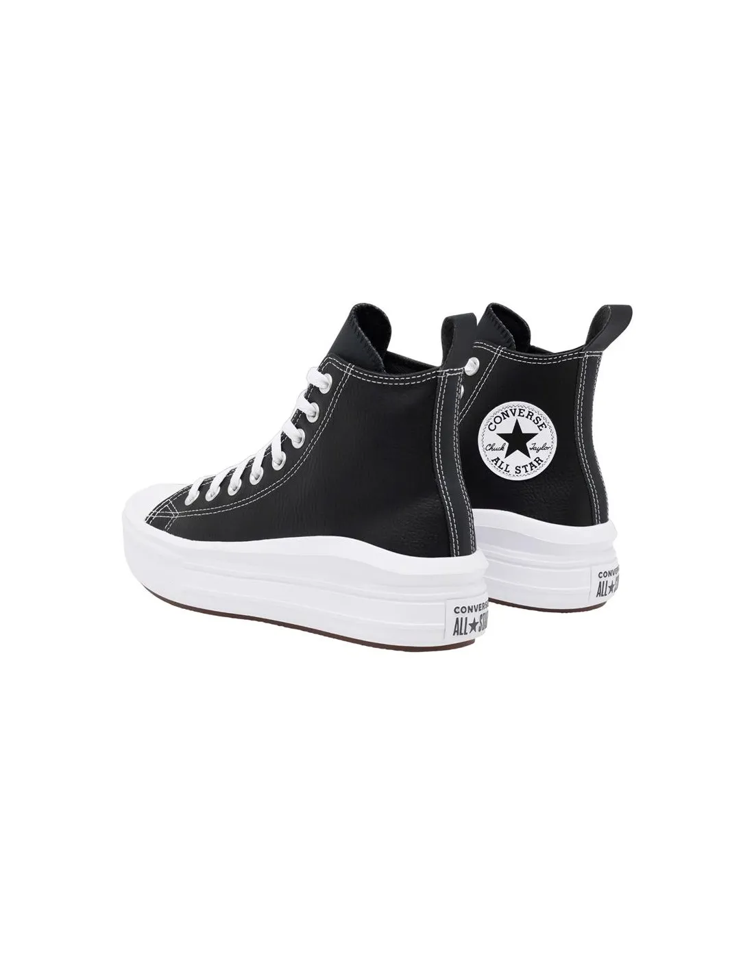 Zapatillas Converse Chuck Taylor All Star Move Hi Black/Black/White Niña