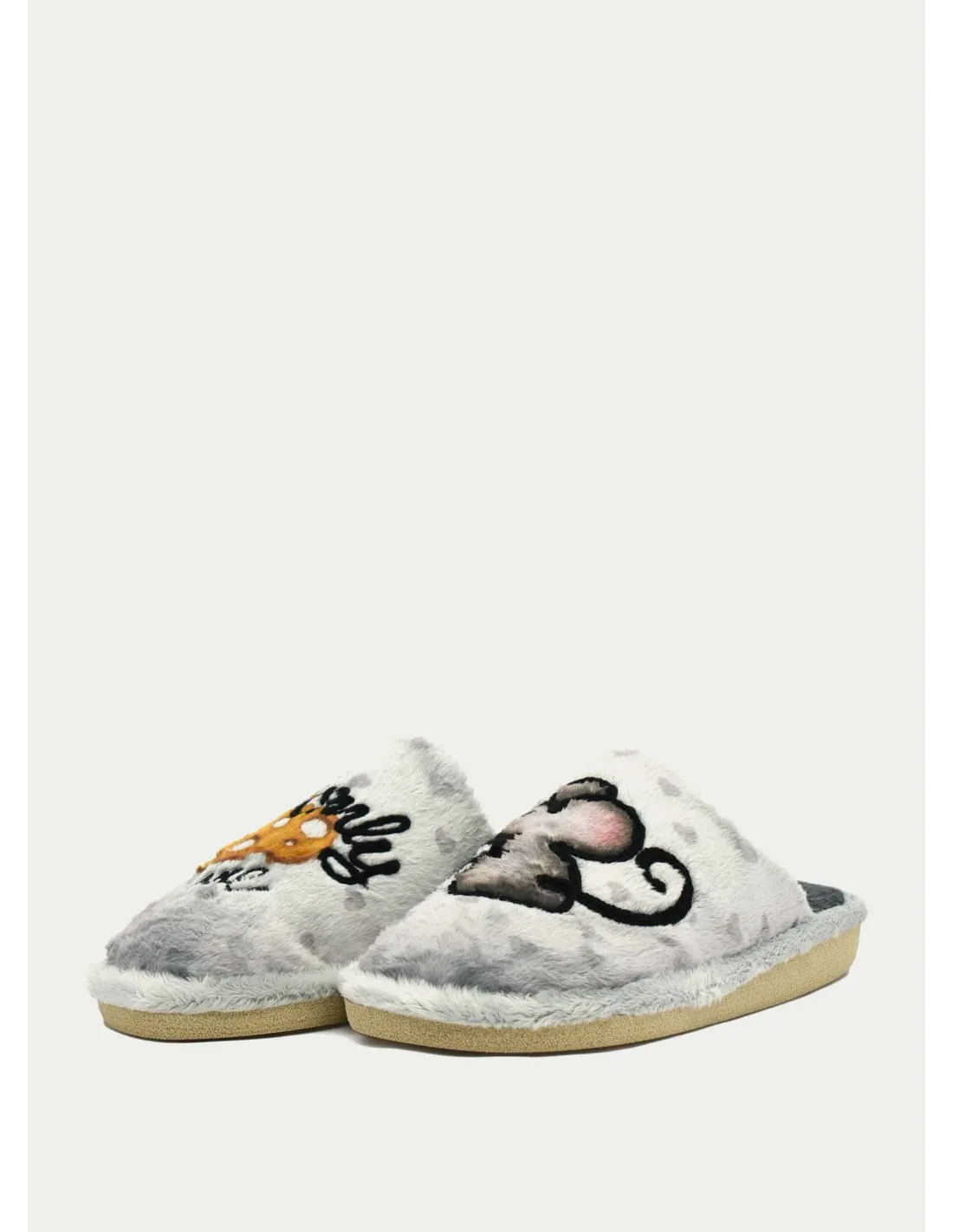 ZAPATILLAS DE CASA CABRERA 2343 GRIS CLARO 