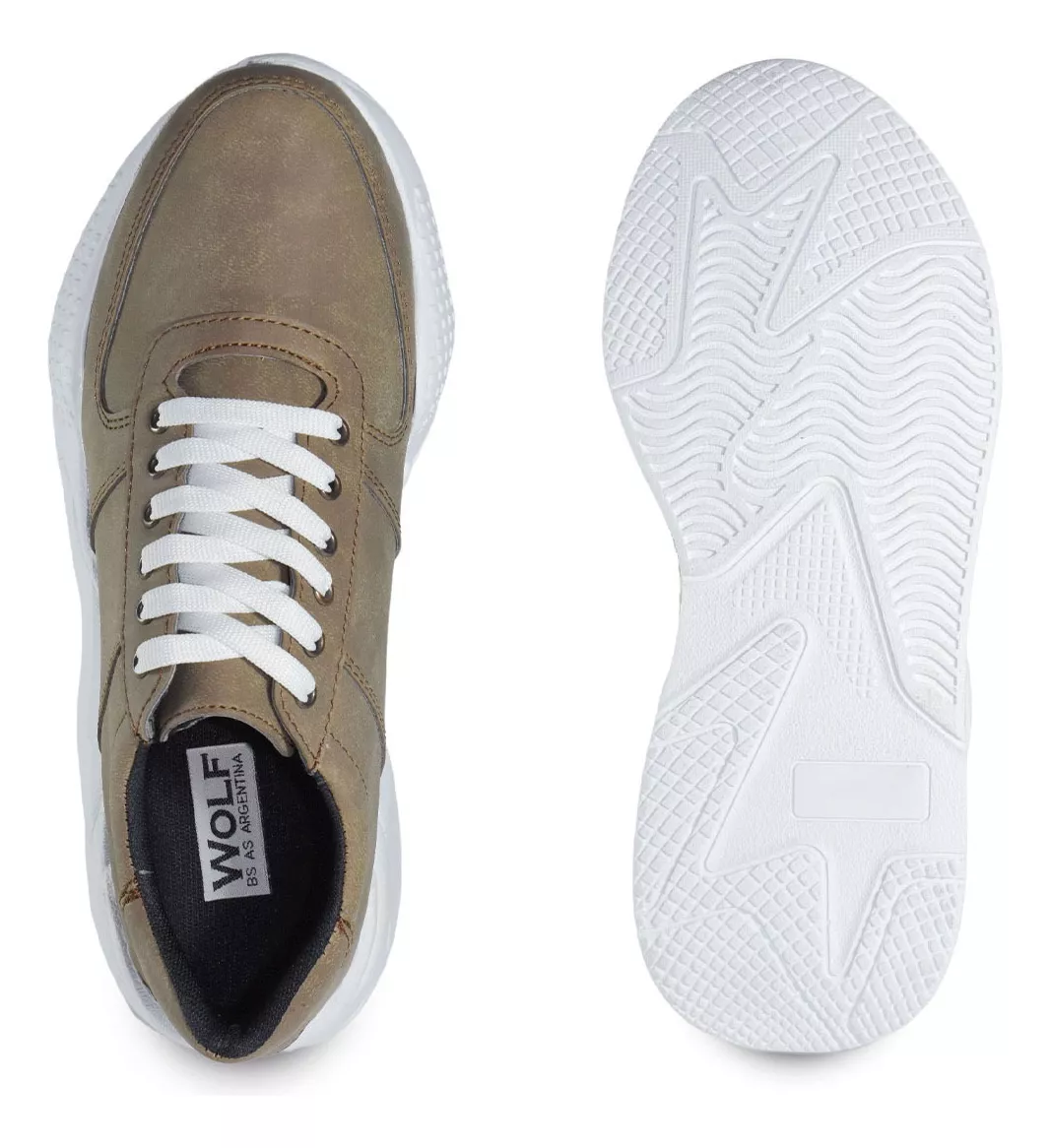 Zapatillas Hombre Urbana Plataforma Comoda Serafinne 602