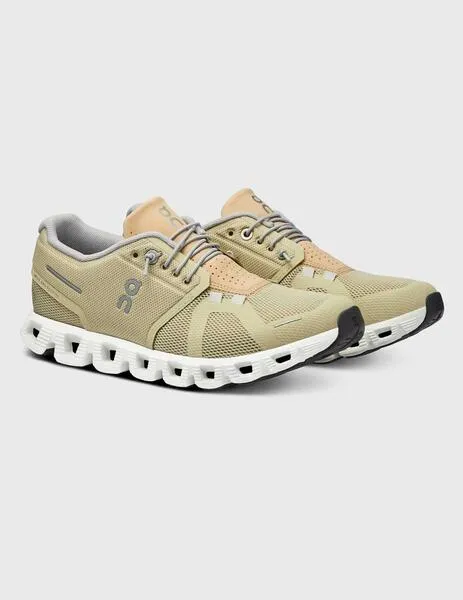 Zapatillas On running Cloud 5 verdes para mujer