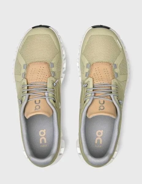 Zapatillas On running Cloud 5 verdes para mujer