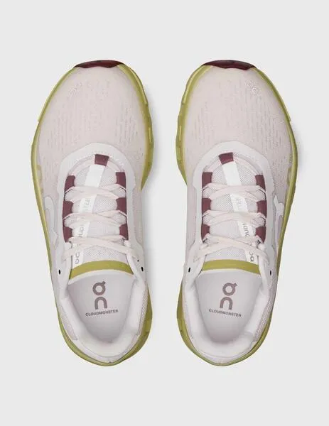 Zapatillas On Running Cloudmonster Waterproof blancas mujer