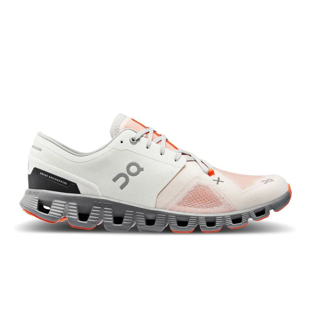 Zapatillas Running Hombre On Cloud X 3 Gris 