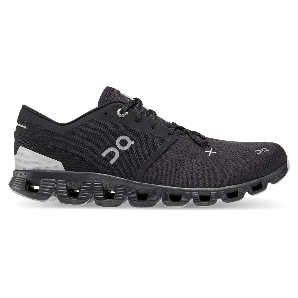 Zapatillas Running Mujer On Cloud X 3 Negra