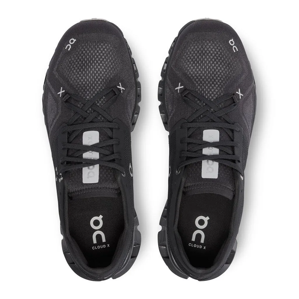 Zapatillas Running Mujer On Cloud X 3 Negra