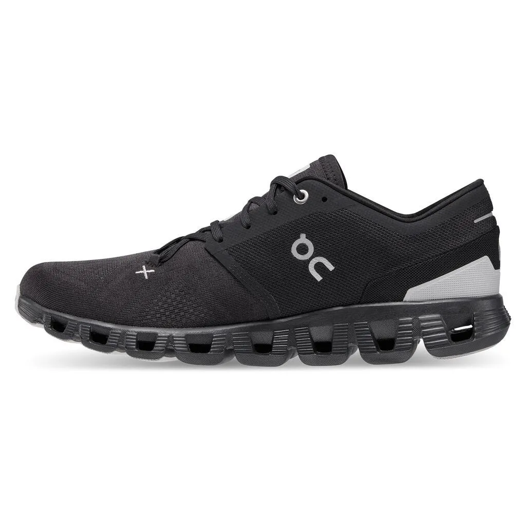Zapatillas Running Mujer On Cloud X 3 Negra
