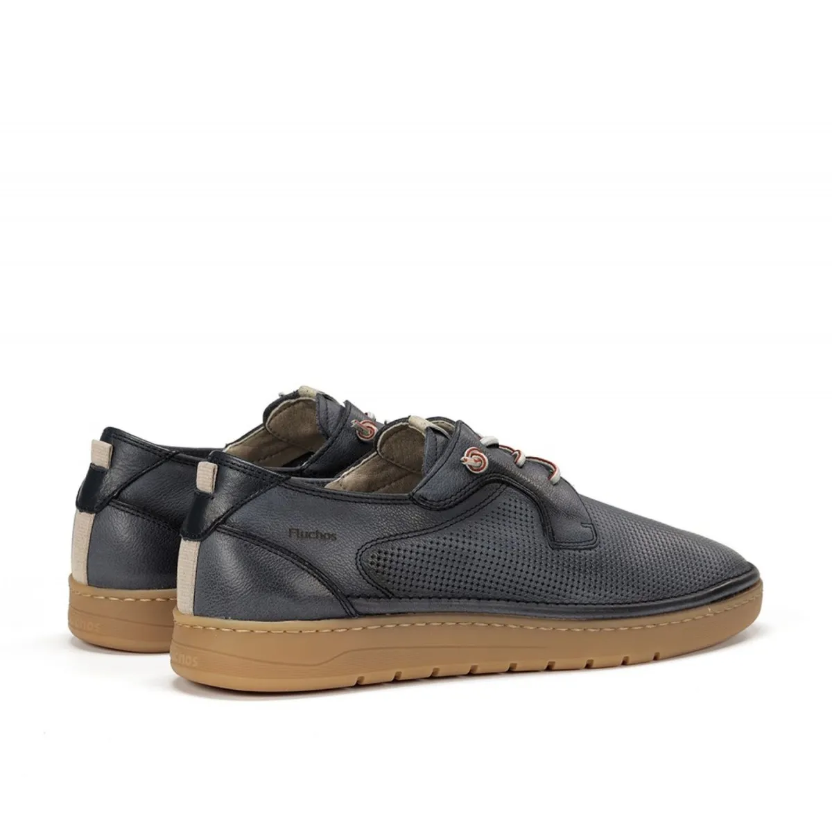 Zapato casual para hombre Fluchos Leo marino sin cordón F1947