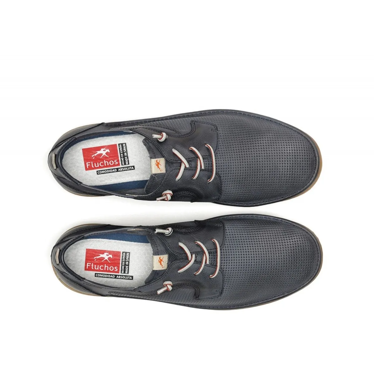 Zapato casual para hombre Fluchos Leo marino sin cordón F1947