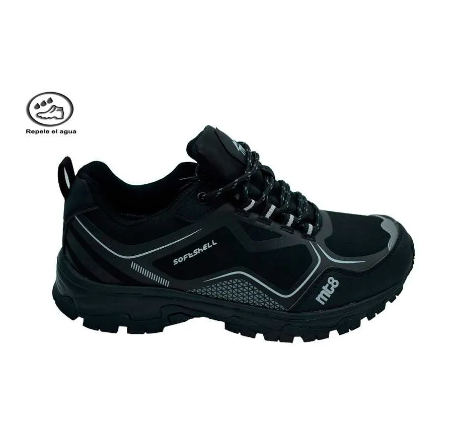 ZAPATO DE MONTAÑA SWEDEN KLE 222800 KENTH WATERPROOF REPELENTE AL AGUA CLIMATEX NEGRO BOTA PARA HOMBRE 27486