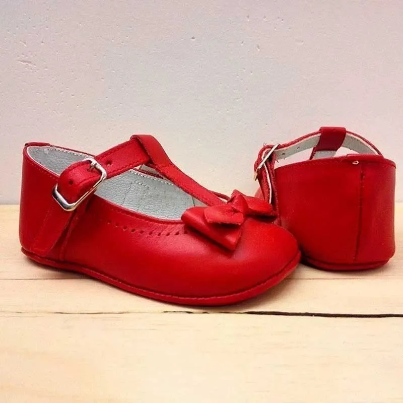 Zapatos bebé rojos de León shoes