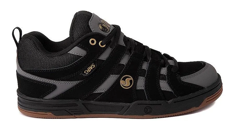ZAPATOS DVS PRIMO  BLACK/CHARCOAL/GOLD/NUBUCK  MEN´S