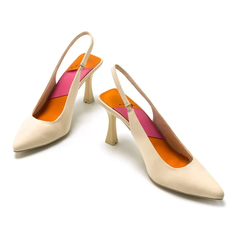 Zapatos Vestir de Mujer MTNG VIOLET Beige 54105