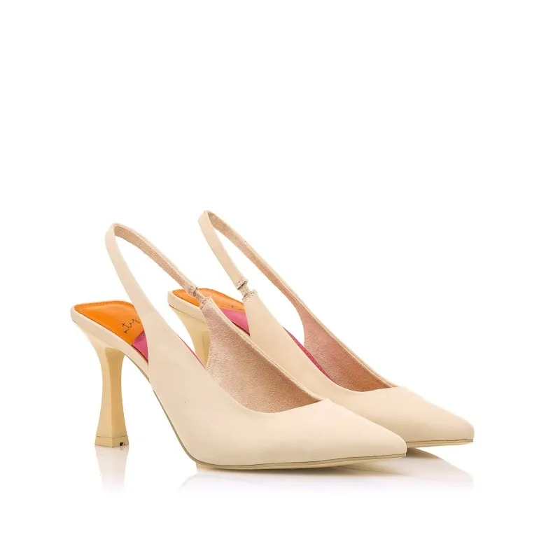 Zapatos Vestir de Mujer MTNG VIOLET Beige 54105