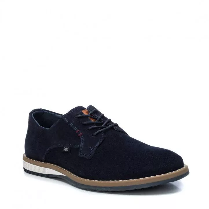 Zapatos vestir Xti azules perforades