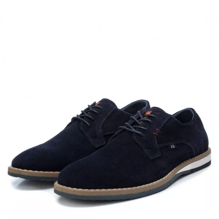 Zapatos vestir Xti azules perforades