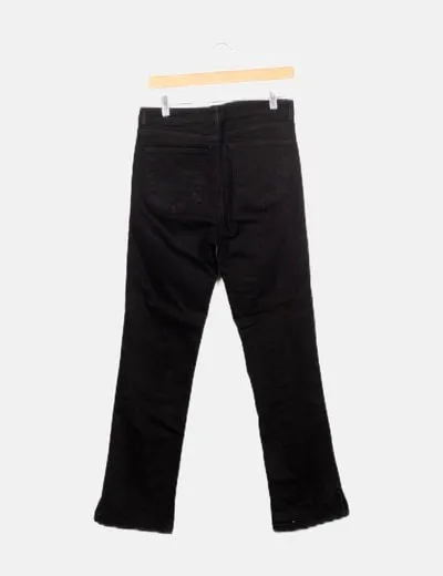 Zara Pantalón denim negro