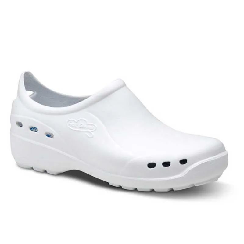 ZUECO CERRADO BLANCO FLOTANTES SHOES  FELIZ CAMINAR