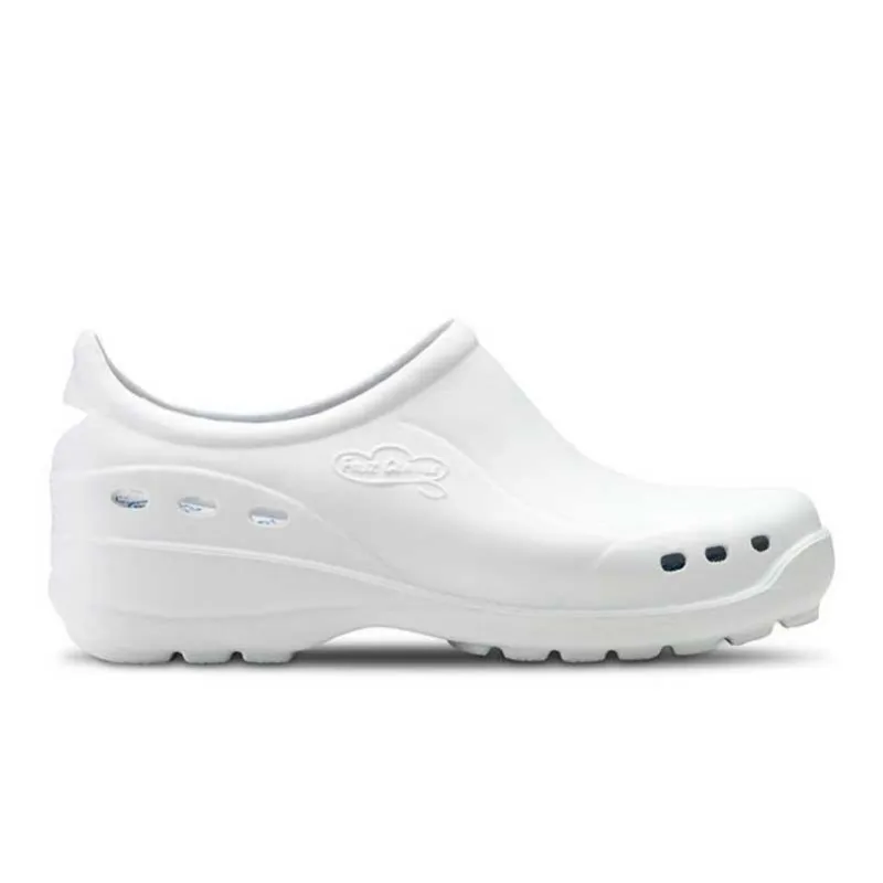 ZUECO CERRADO BLANCO FLOTANTES SHOES  FELIZ CAMINAR